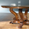 GV-805-72 Round Dining Table w/ Sunburst Inlay
