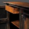 GV-834-BSW Sideboard - Silver & Black