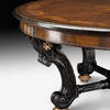 GV-835-72-EG English Style Foyer Table - Ebony & Gold