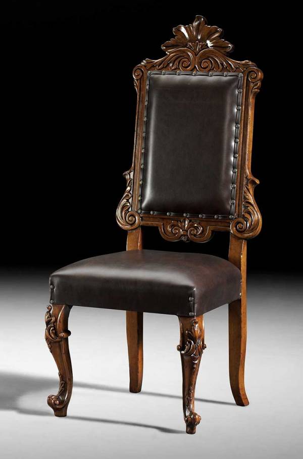 GV-93-C Side Chair - Leather