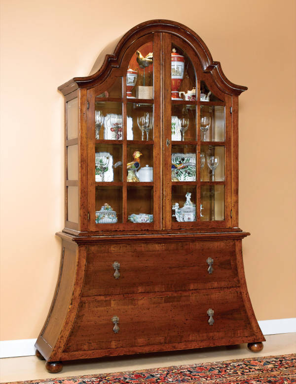 B-2 2 Piece Curio Cabinet