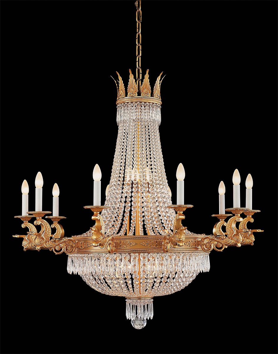 M 18761 Chandelier W Swarovski Crystal David Michael Furniture