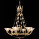 M-18845 White Alabaster Chandelier