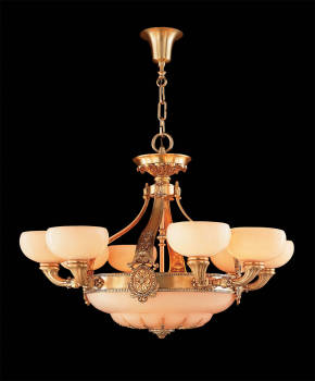 M-18878 Alabaster Chandelier