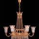 M-19227 Chandelier w/ Scholer Crystal