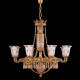 M-19209 Chandelier w/ Scholer Crystal