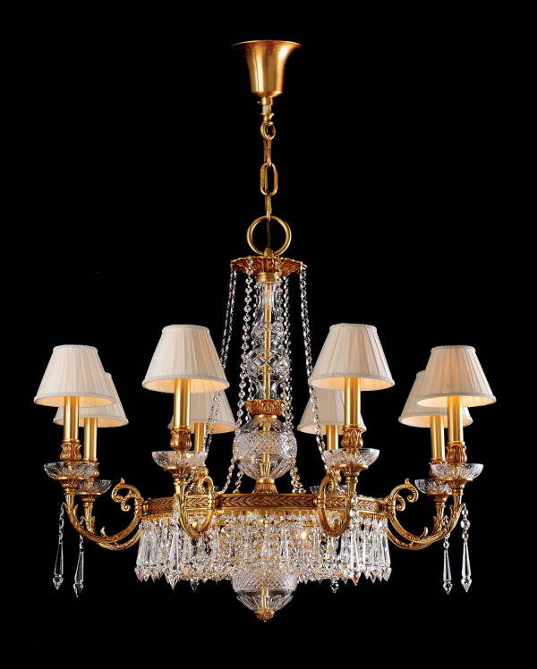 M-19988 Chandelier w/ Scholer Crystal