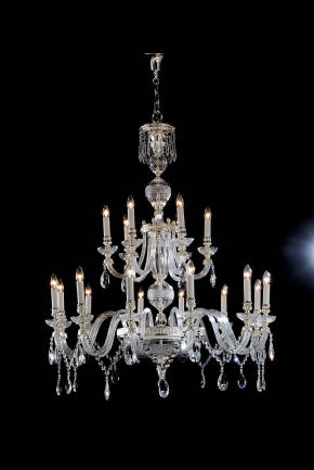 M-20043 Chandelier w/ Scholer Crystal