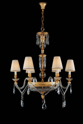 M-20044 Chandelier w/ Scholer Crystal