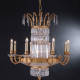 M-20106 Chandelier w/ Scholer Crystal