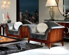 TM-04-1 Bohemian Rosewood Lounge Chair