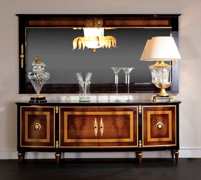 TM1002 Sideboard w/ Marble Top David Michael Furniture