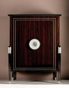 TM-2000 Makassar Ebony Bar Cabinet