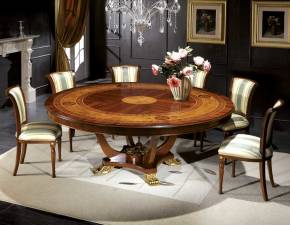 VG-1241- I-210 Round Dining Table 83"