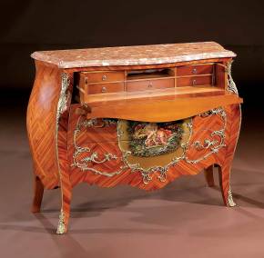 BN-312A Bombay Chest w/ Writing Table