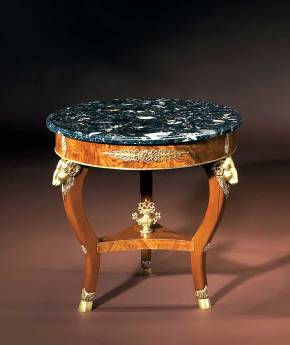 BN-1998N Marble Top Empire Table