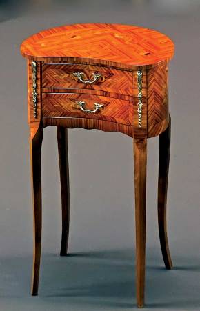 PL-24 Louis XVI Kidney Shaped Table