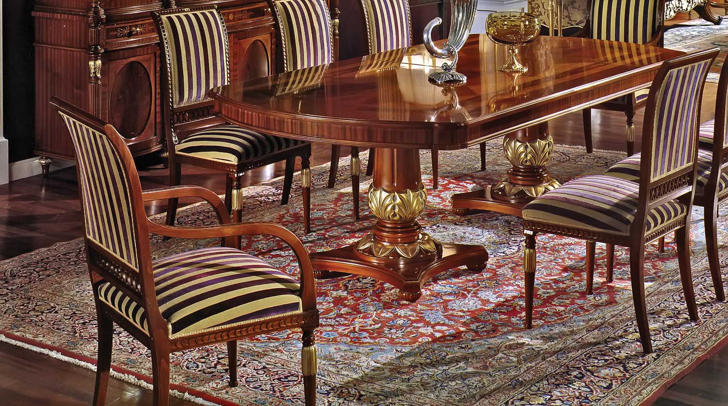 DM A694 Regency Style Dining Table David Michael Furniture