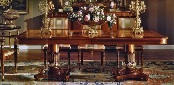 Dm A713 Empire Style Dining Table David Michael Furniture