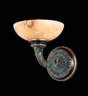 M-18155 Alabaster Wall Sconce