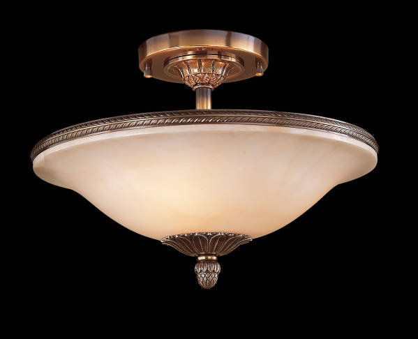 M-19011 Alabaster Ceiling Fixture