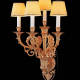 M-19158 White Alabaster Wall Sconce