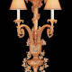 M-19166 White Alabaster Wall Sconce