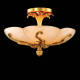 M-19401 Venetian Glass Ceiling Fixture