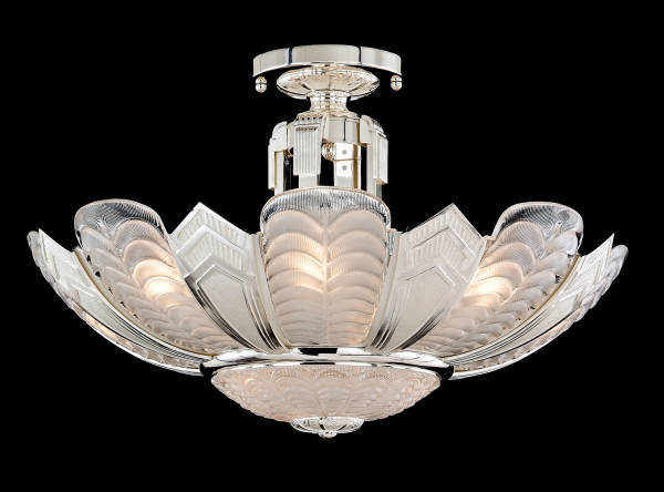 M-19963 Venetian Glass Ceiling Fixture