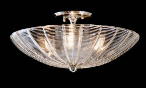 M-19990 Venetian Glass Ceiling Fixture