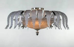 M-20076-1 Venetian Glass Ceiling Fixture