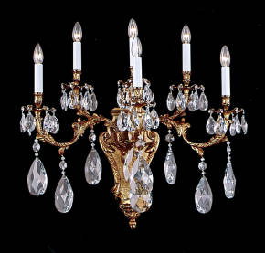 M-19849 Crystal Wall Sconce