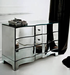 AV-06011 Mirrored Chest of Drawers