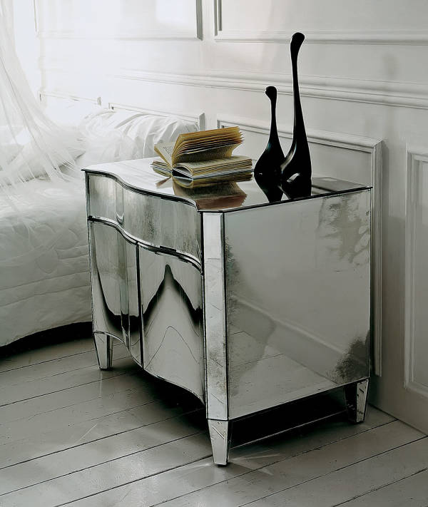 AV-2090 Mirrored Night Stand