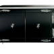 AV-7000-B Black Mirrored Sideboard