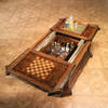 GV-820 Coffee Table w / Bar and Inlaid Game Top