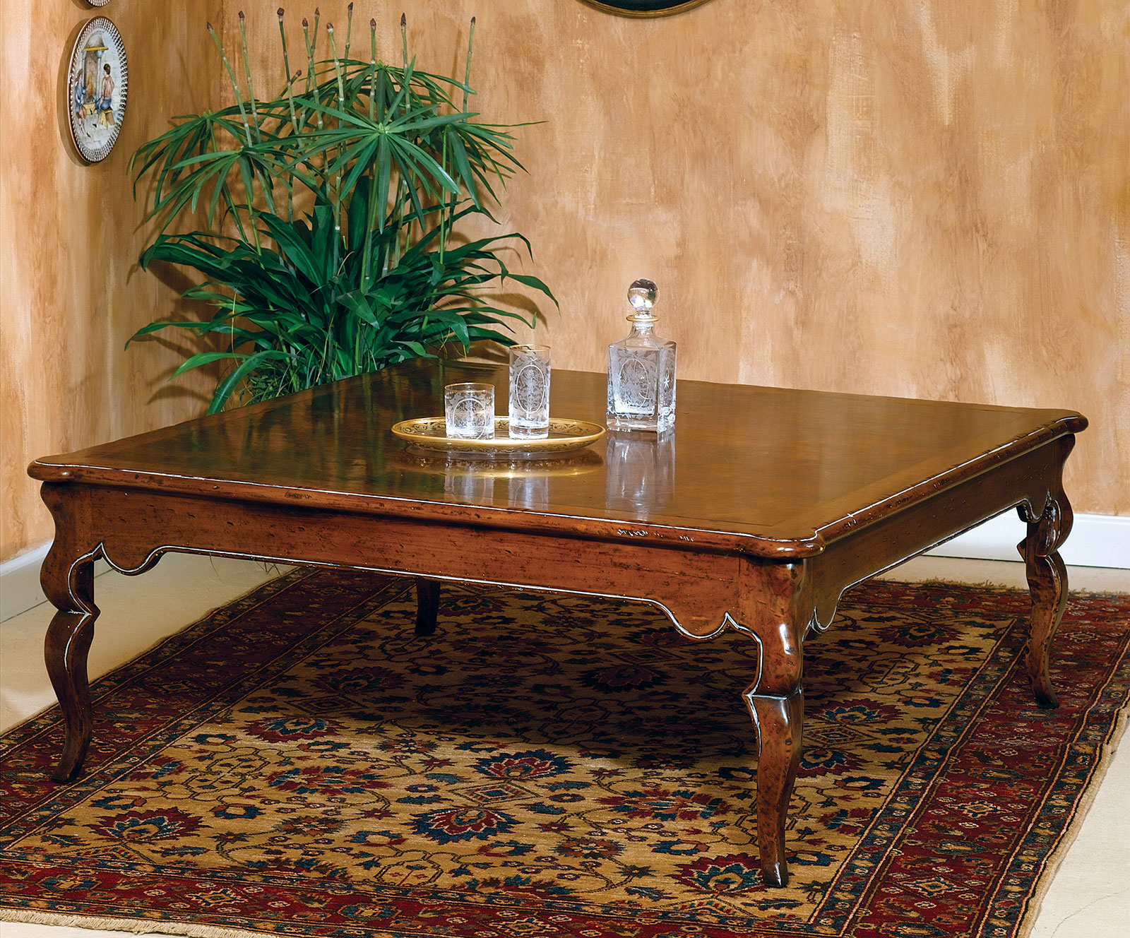 Square vintage store coffee table