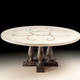 PM-T150 Burl Top Round Table