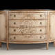 BAR-23W Hand Painted Credenza