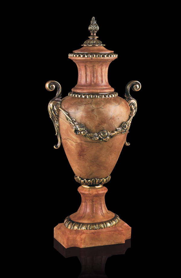 M-A112-1 Brandy Alabaster Urn