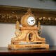 M-A116 White Alabaster Clock