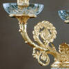 M-A121 Crystal And Bronze Candelabra