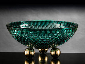 M-A155 Green Crystal Centerpiece