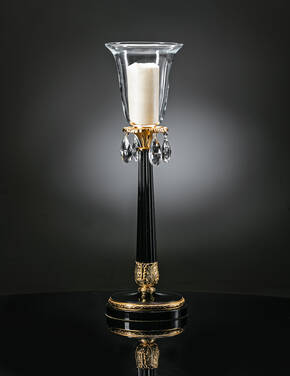 M-A159 Black And Gold Candlestick