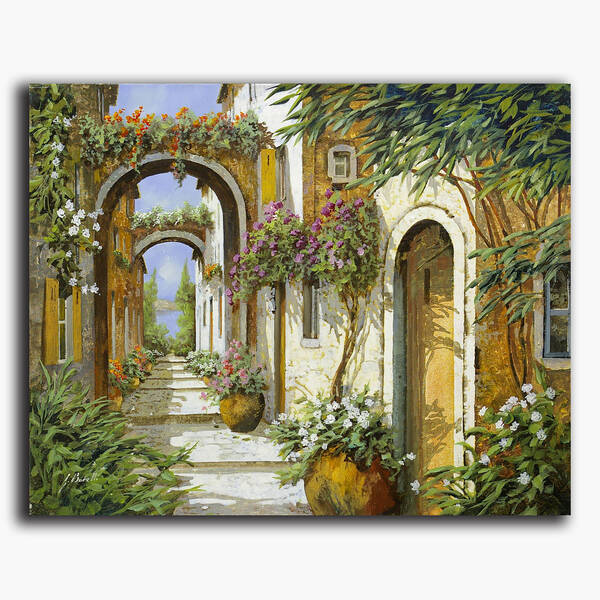 AN-18-141 Original oil painting - Archway