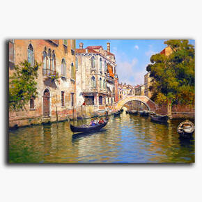 AN-28-131 Original oil painting - Venice