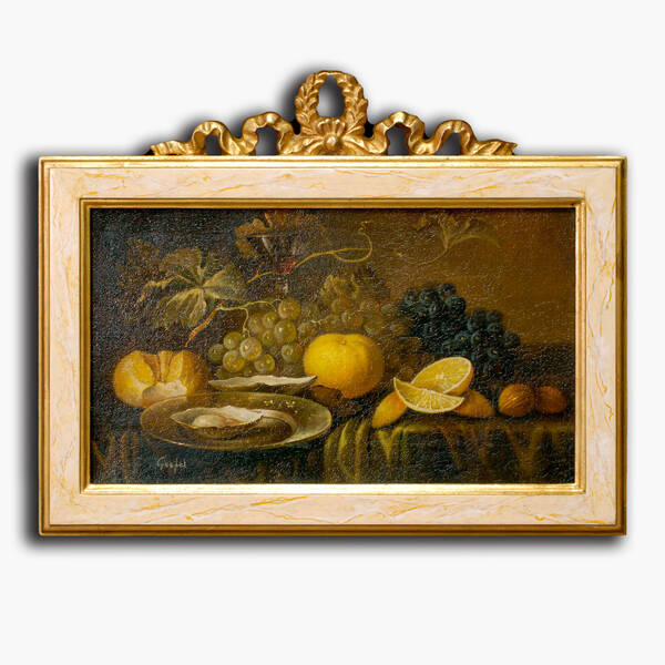 AN-7-92 Original oil painting with frame - Still life