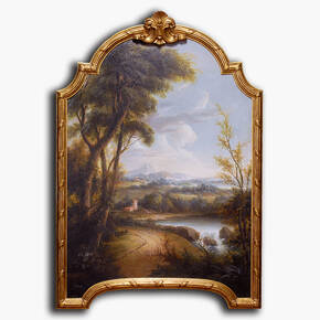 AN-8-238 Original oil painting with frame - Scenic