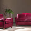 OR-241-2S Transitional Leather Love Seat