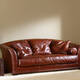 OR-242-A Transitional Leather Armchair